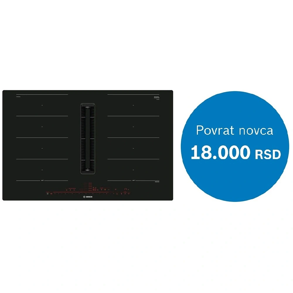 Bosch indukciona ploča sa aspiratorom PXX801D67E - Inelektronik